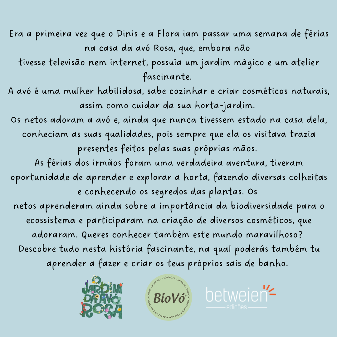 Livro "O Jardim da Avó Rosa"