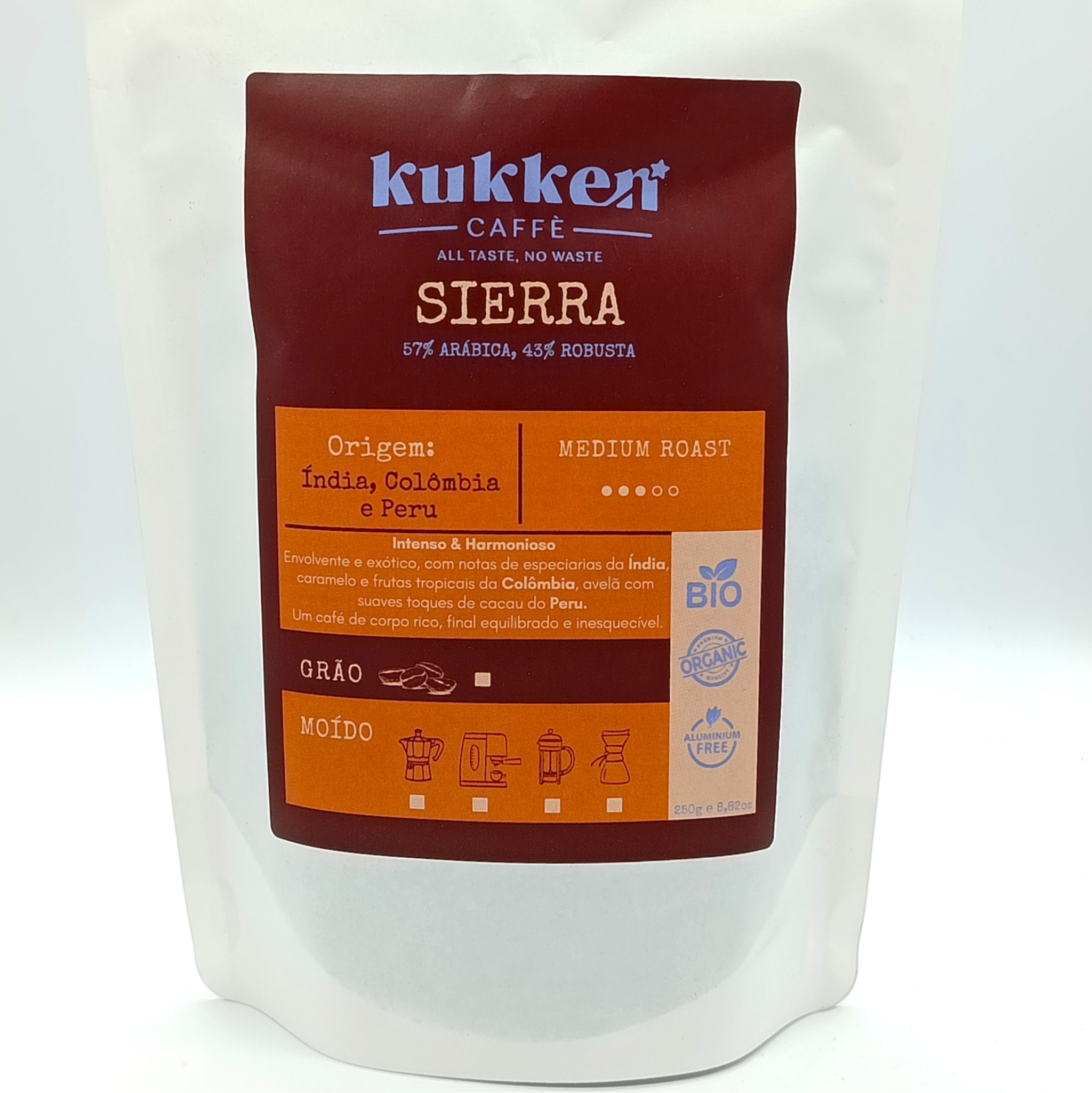 Café Moído Biológico Sierra da Kukken