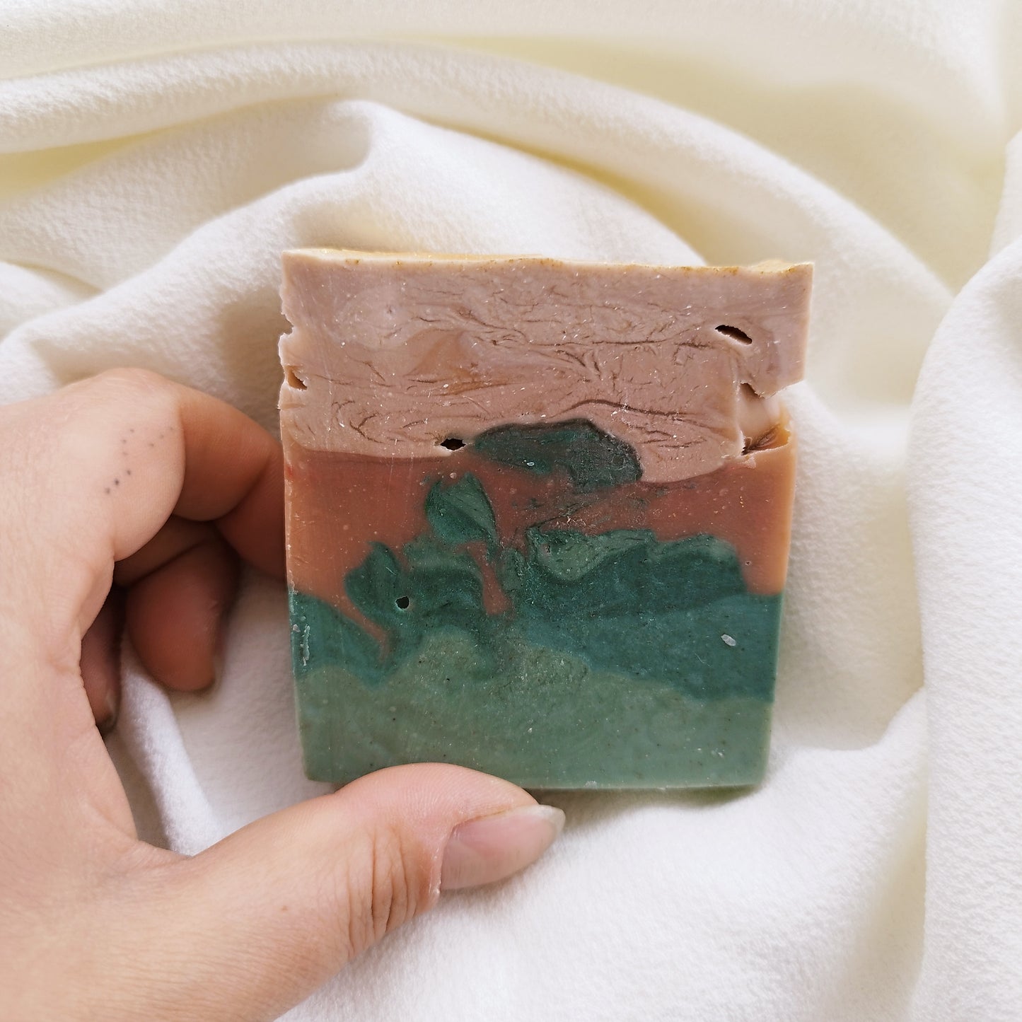 Sabonete artesanal de Gerânio e Menta