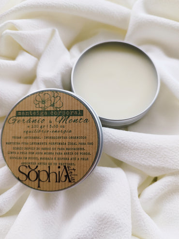 Manteiga Corporal Gerânio e Menta