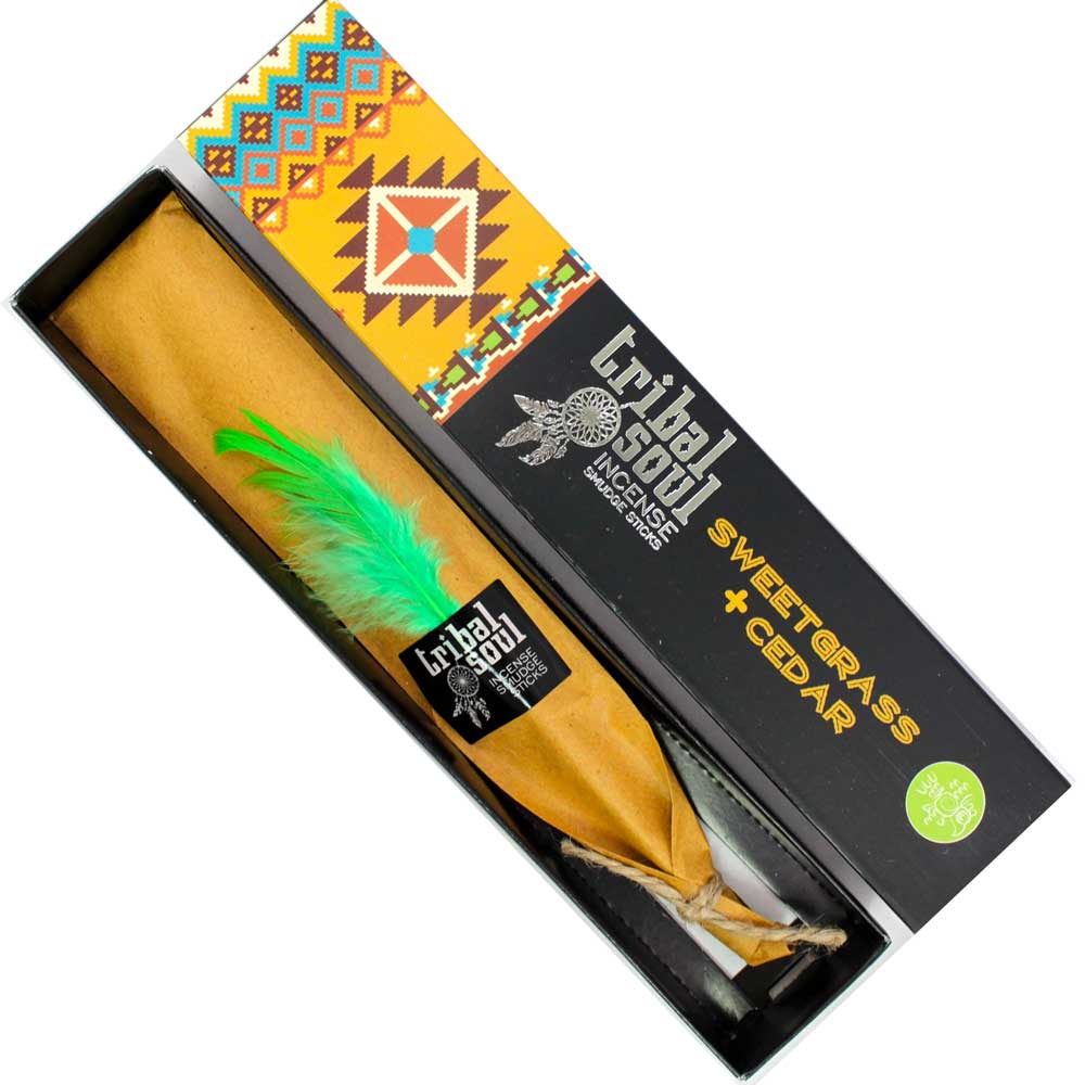 Incenso Tribal Soul - Sweetgrass e Cedar