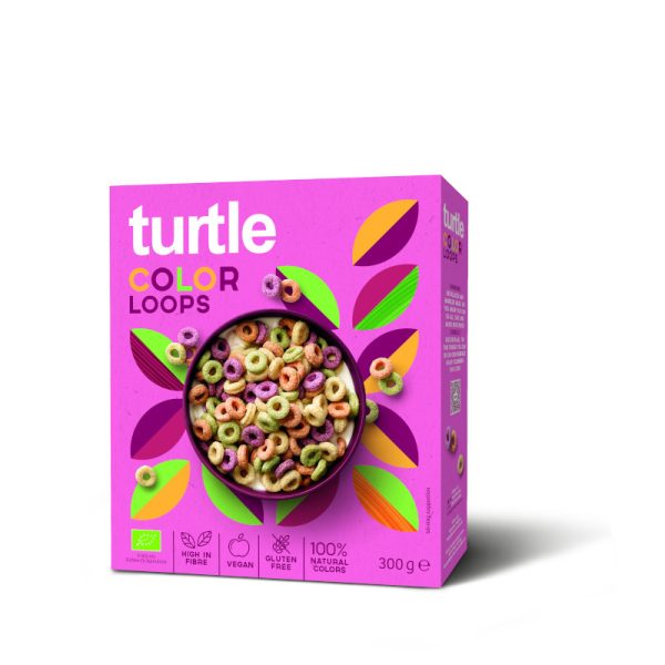 Cereais Anéis Coloridos Turtle Bio