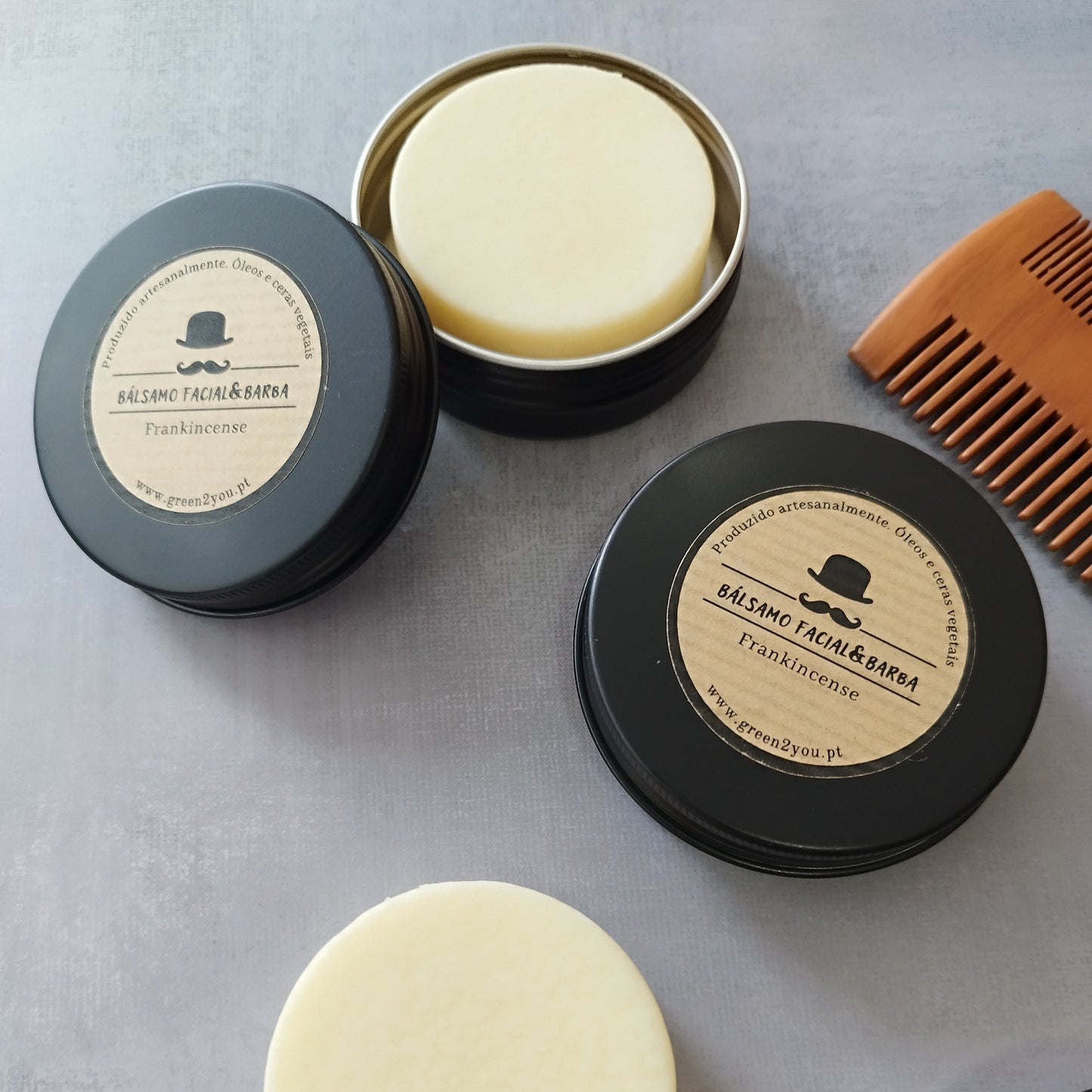 Bálsamo Facial e Barba Sólido