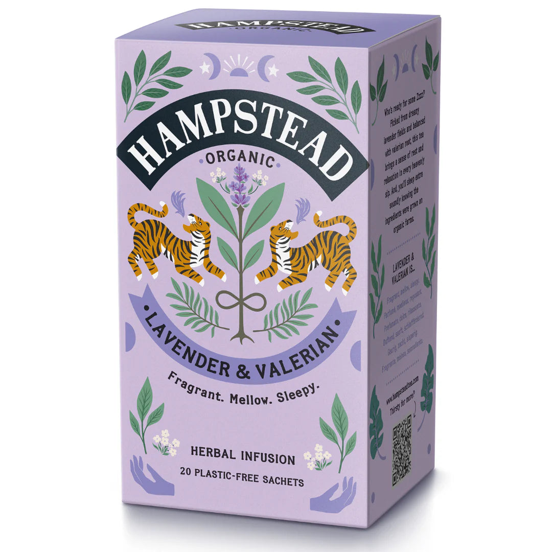 Chá de Lavanda e Valeriana Bio para Relaxar e Dormir