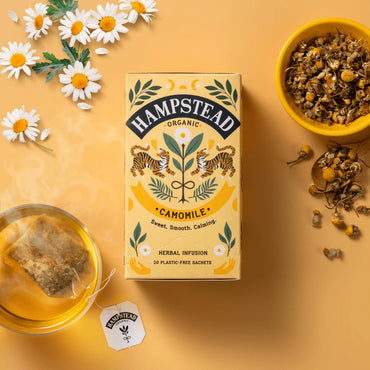 Infusão de Camomila Biológica — Relaxa e Equilibra o Teu Dia