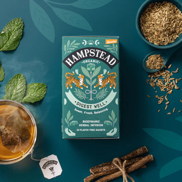 Infusão Digestão Fácil — chá biológico para conforto digestivo