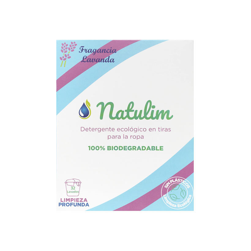 Detergente Roupa Tiras Natulim Lavanda